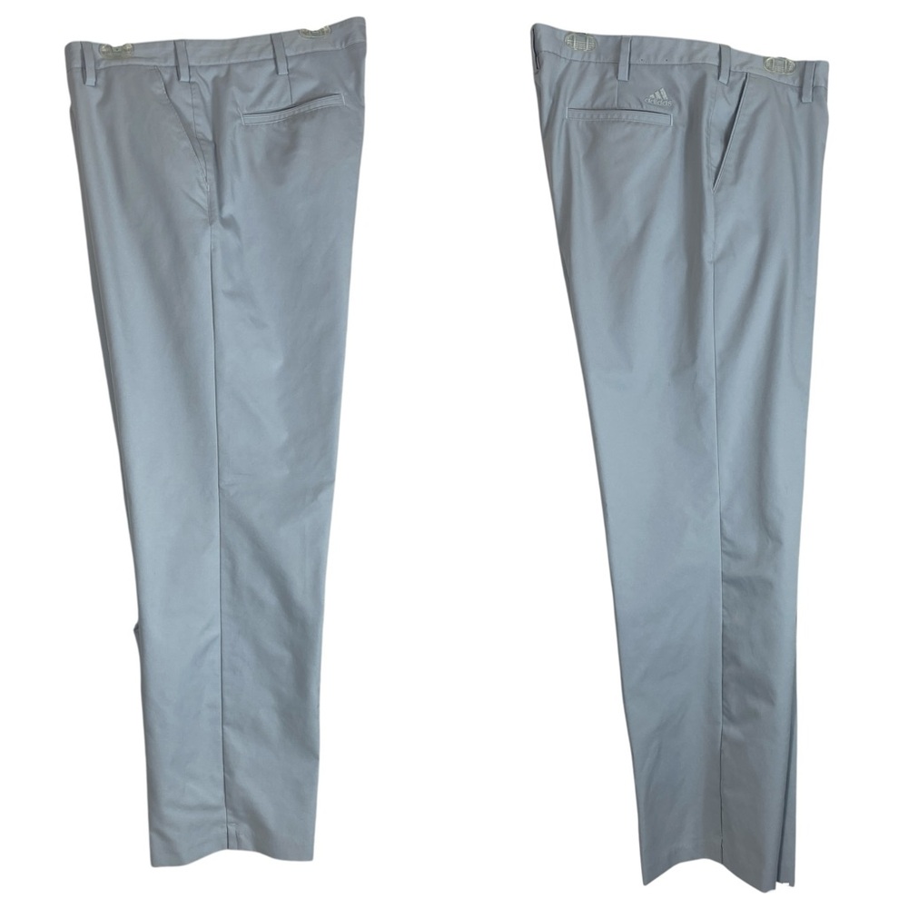 Adidas Men's Light Bluish Gray Dress Pants Polyester  size  40 X 32